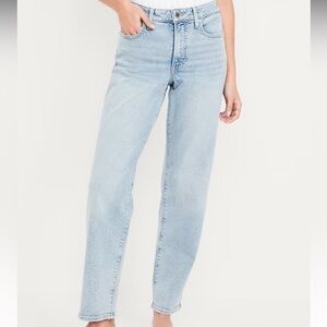 Old Navy High Waisted OG Loose Jeans 8 Tall NWOT